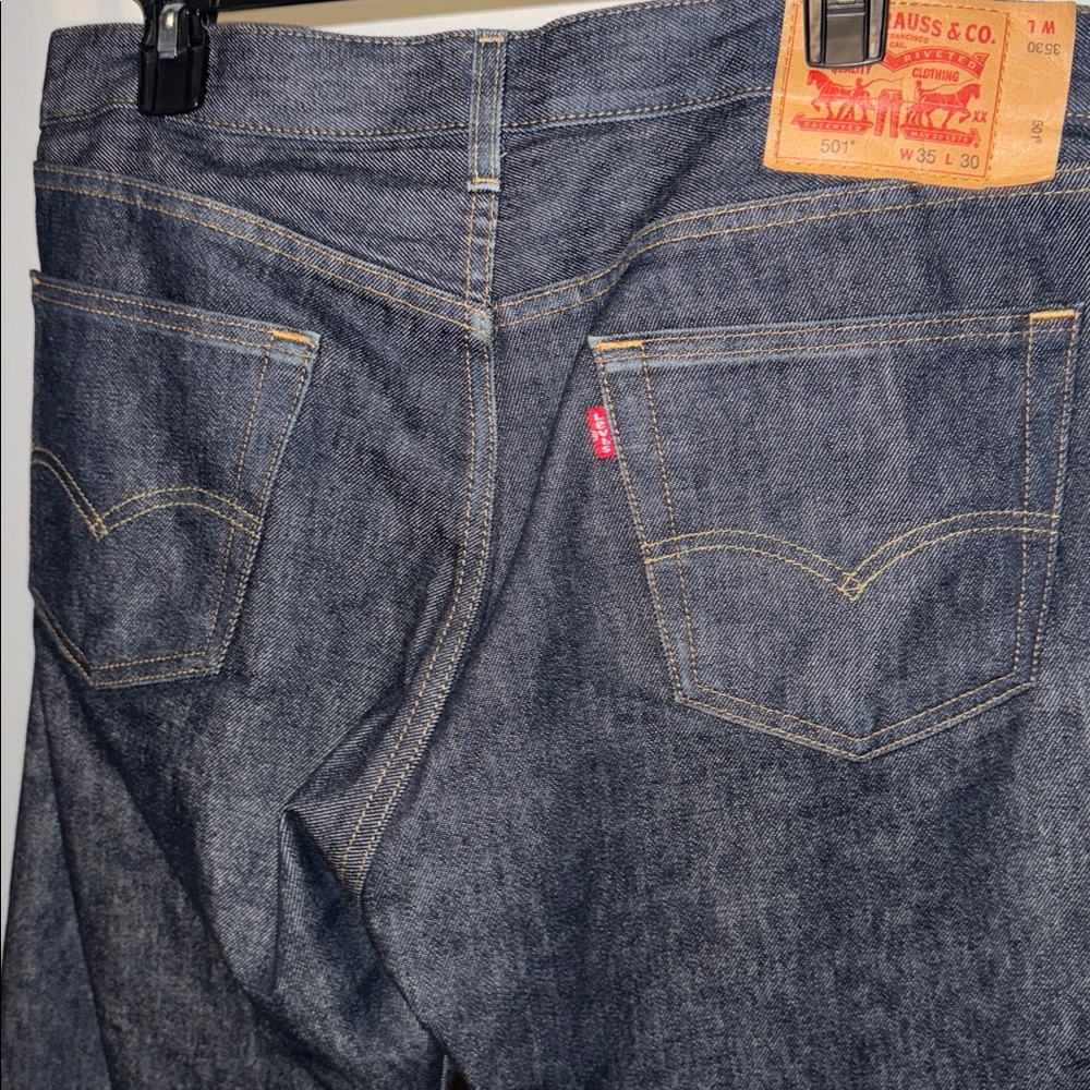 Levi’s 501 Dark Blue Denim Jeans